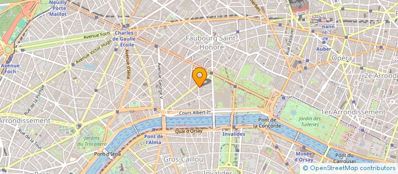 localisation de l'entreprise SCI KEPLER 25  PARIS