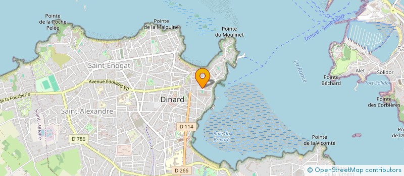 localisation de l'entreprise SCI KER 1451  DINARD