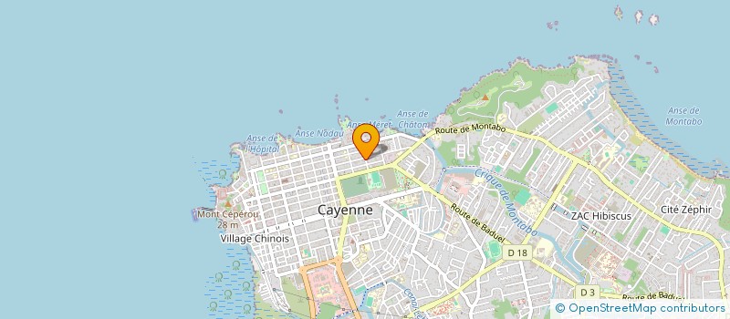 localisation de l'entreprise SCI KER à CAYENNE