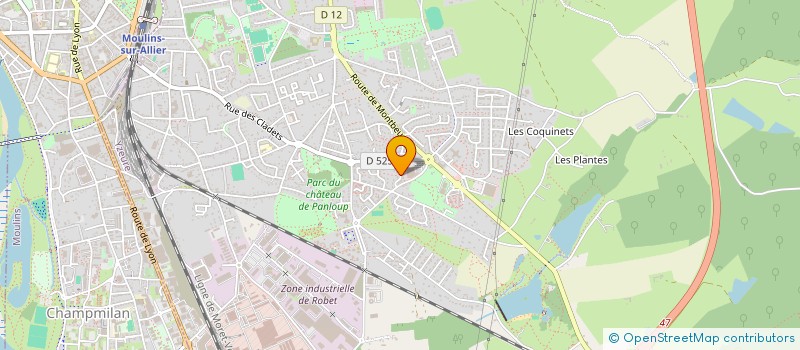 localisation de l'entreprise SCI KER  YZEURE