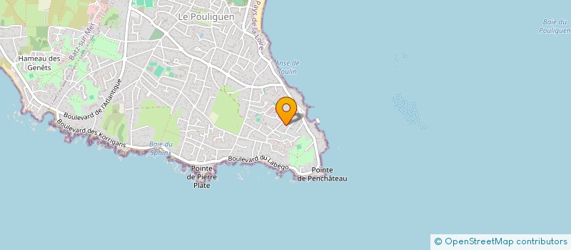 localisation de l'entreprise SCI KER AELLE  LE POULIGUEN