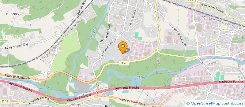 localisation de l'entreprise SCI KER-AILES  MARIGNIER