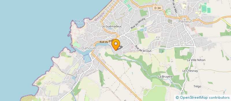 localisation de l'entreprise SCI KER AKOLEO  PLENEUF-VAL-ANDRE
