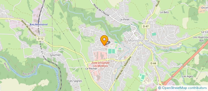 localisation de l'entreprise SCI KER ALBER  MONISTROL-SUR-LOIRE