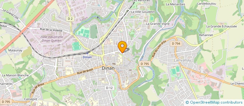 localisation de l'entreprise SCI KER ALLAN  DINAN