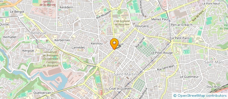 localisation de l'entreprise SCI KER ALLOU  BREST