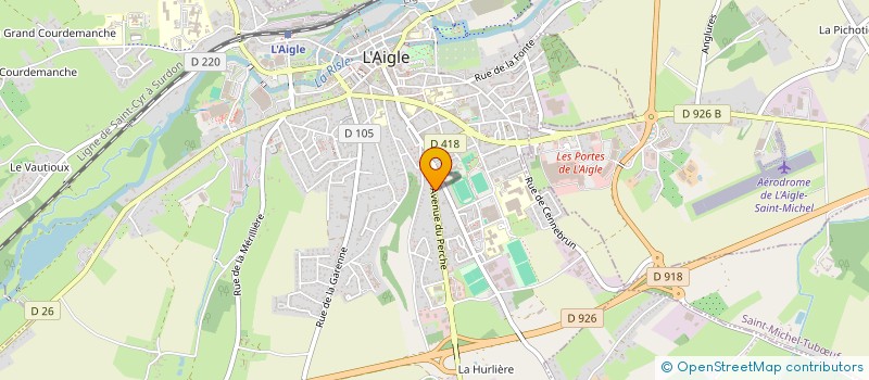 localisation de l'entreprise SCI KER ANIC à L'AIGLE