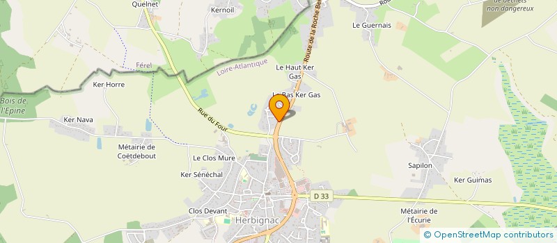 localisation de l'entreprise SCI KER ANNA à HERBIGNAC