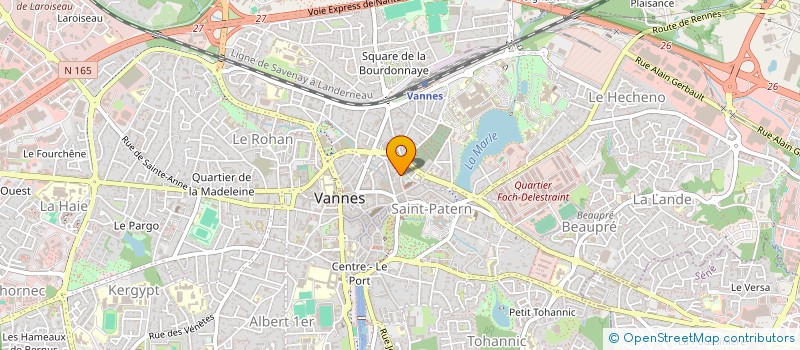 localisation de l'entreprise SCI KER ANNA LA FONTAINE à VANNES