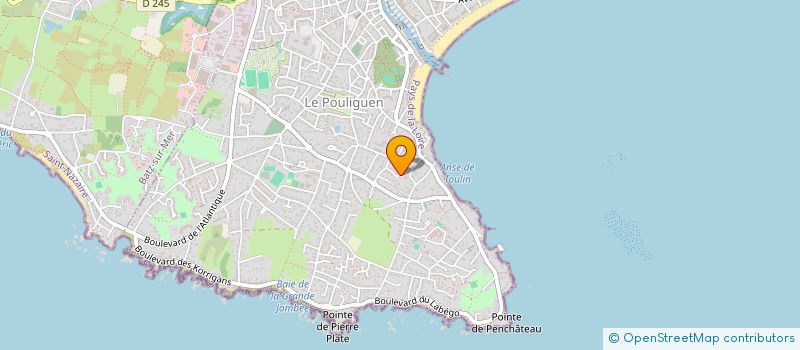 localisation de l'entreprise SCI KER ANTROU  LE POULIGUEN