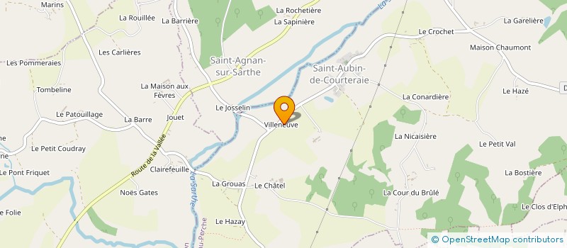 localisation de l'entreprise SCI KER AR MOR à SAINT-GERMAIN-DE-MARTIGNY