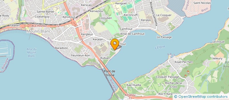 localisation de l'entreprise SCI KER ARIEL à LE RELECQ-KERHUON