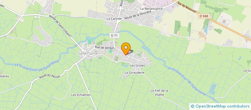 localisation de l'entreprise SCI KER ARMOR à SALLERTAINE