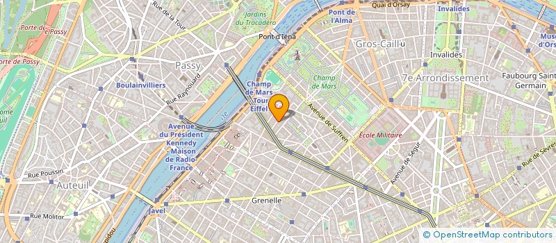 localisation de l'entreprise SCI KER AZUL  PARIS