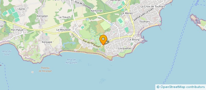 localisation de l'entreprise SCI KER BAEIDA  LARMOR-PLAGE