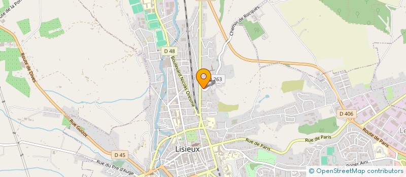 localisation de l'entreprise SCI KER'BAIL à LISIEUX