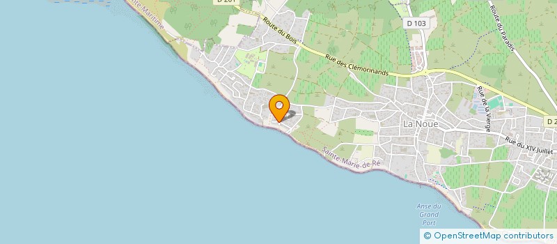 localisation de l'entreprise SCI KER BEC  SAINTE-MARIE-DE-RE