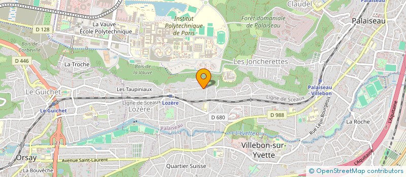 localisation de l'entreprise SCI KER-BELLECOMBE à PALAISEAU