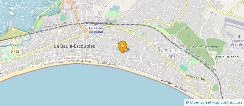 localisation de l'entreprise SCI KER BOULLOUD à LA BAULE-ESCOUBLAC