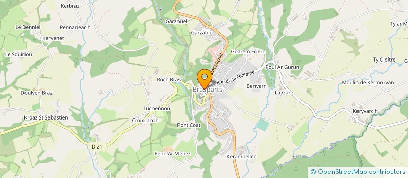 localisation de l'entreprise SCI KER BRAZ  BRASPARTS