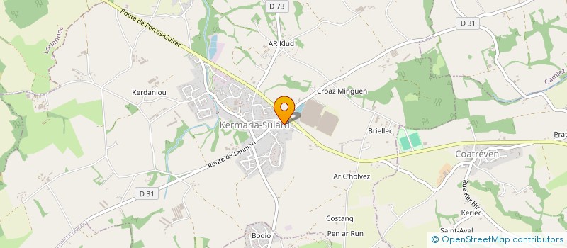 localisation de l'entreprise SCI KER CALFAT à KERMARIA-SULARD