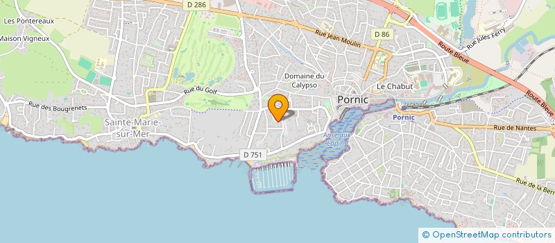 localisation de l'entreprise SCI KER CASTELLOU  PORNIC