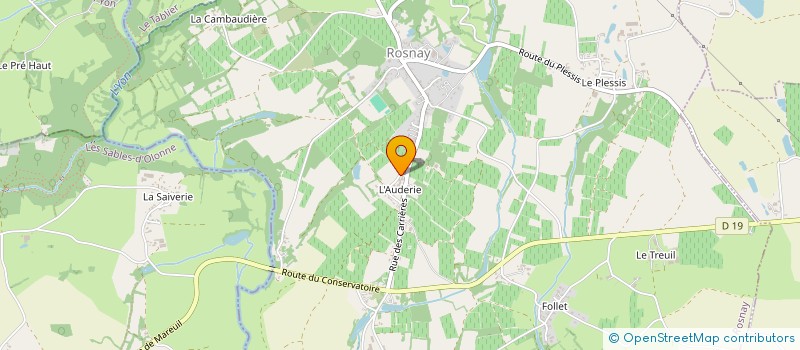 localisation de l'entreprise SCI KER CECILE  MAREUIL-SUR-LAY-DISSAIS