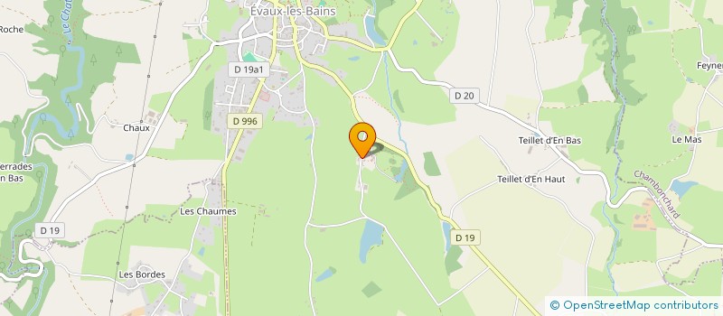 localisation de l'entreprise SCI KER CHEVINEAU  EVAUX-LES-BAINS