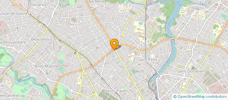 localisation de l'entreprise SCI KER CHIRO à NANTES