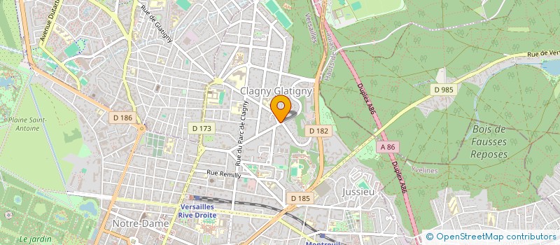 localisation de l'entreprise SCI KER CHIRON à VERSAILLES