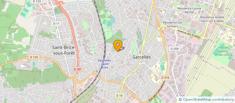 localisation de l'entreprise SCI KER-COL à SARCELLES