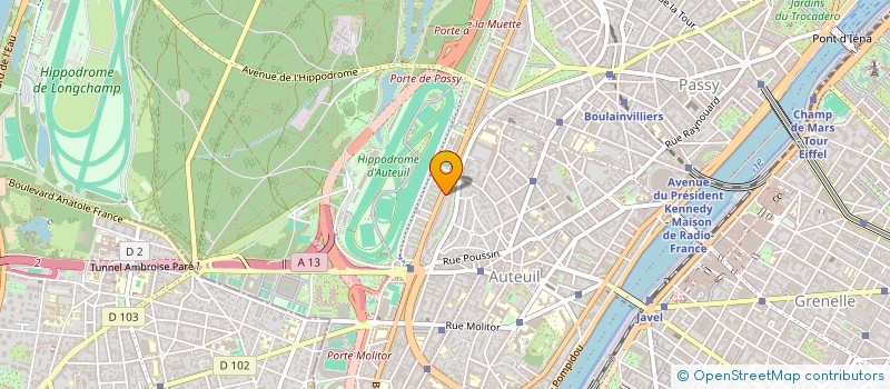 localisation de l'entreprise SCI KER COLO NOEVEILLARD  PARIS