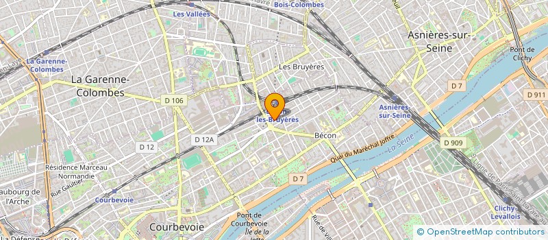 localisation de l'entreprise SCI KER COSPEROU à COURBEVOIE