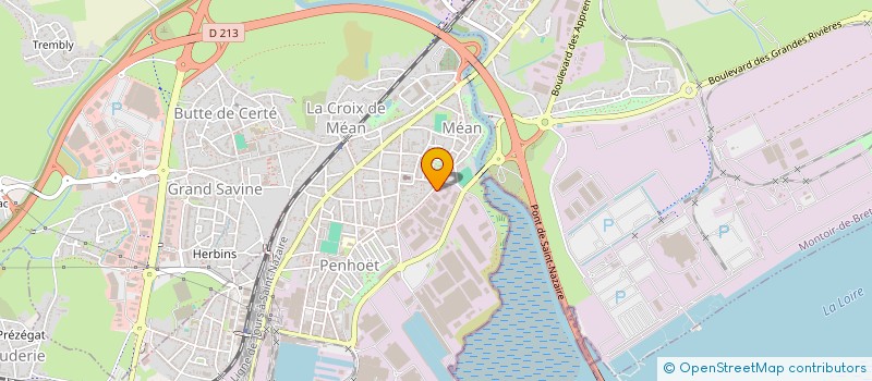 localisation de l'entreprise SCI KER DA BREITZ  LE POULIGUEN