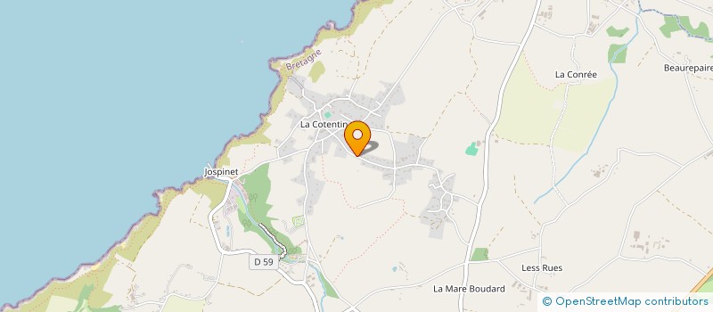 localisation de l'entreprise SCI KER ELIELLE  LAMBALLE-ARMOR