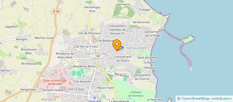 localisation de l'entreprise SCI KER EOL  SAINT-POL-DE-LEON