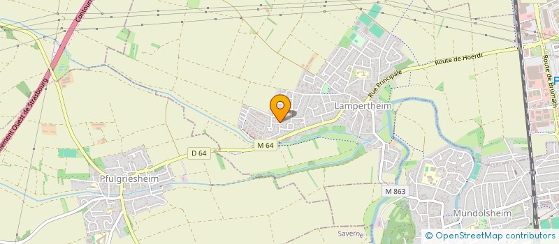 localisation de l'entreprise SCI KER FLODEVEN  LAMPERTHEIM