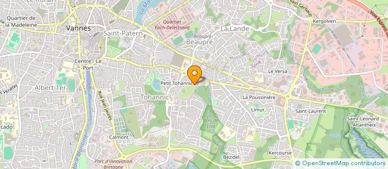localisation de l'entreprise SCI KER FONTAINE à VANNES