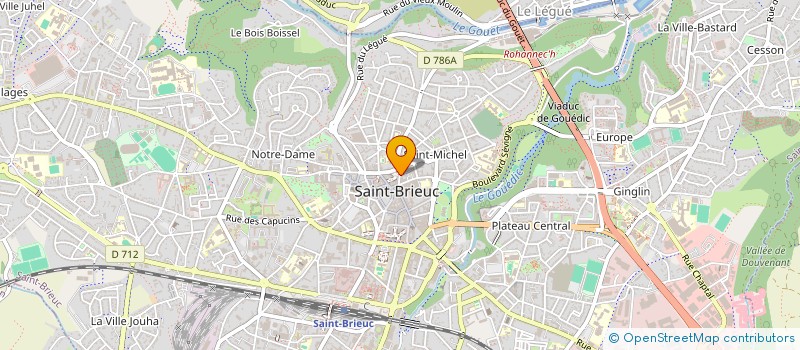 localisation de l'entreprise SCI KER GAUD à SAINT-BRIEUC