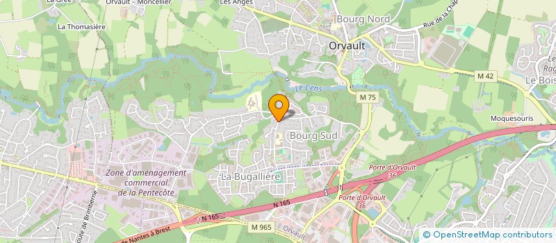 localisation de l'entreprise SCI KER GAYANT à ORVAULT