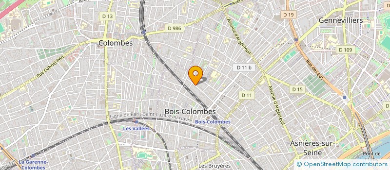 localisation de l'entreprise SCI KER GENOVEFA à BOIS-COLOMBES