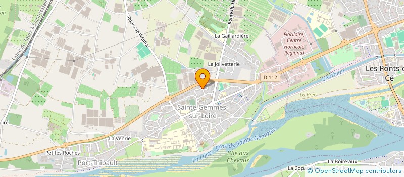 localisation de l'entreprise SCI KER GOUYETTE  SAINTE-GEMMES-SUR-LOIRE