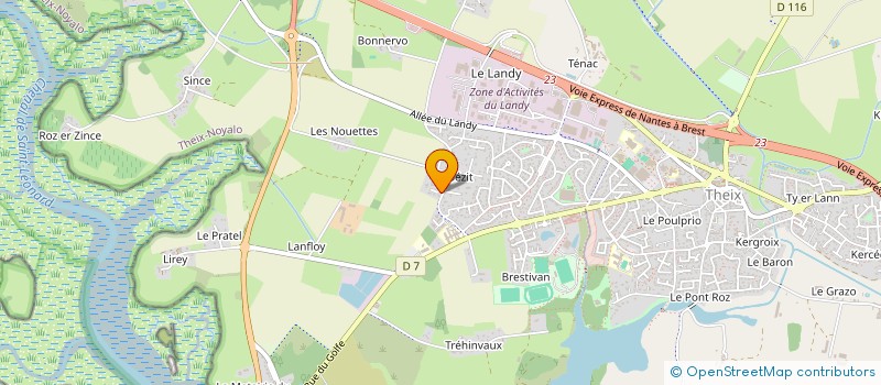 localisation de l'entreprise SCI KER GRIT  THEIX-NOYALO