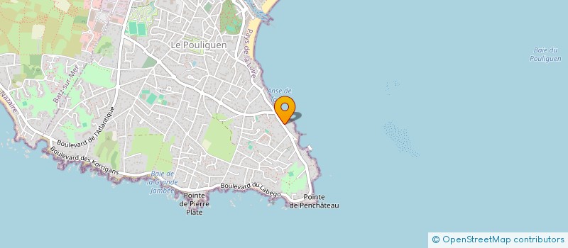 localisation de l'entreprise SCI KER HERY  LE POULIGUEN