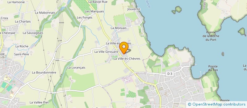 localisation de l'entreprise SCI KER HOUSS  PLEURTUIT