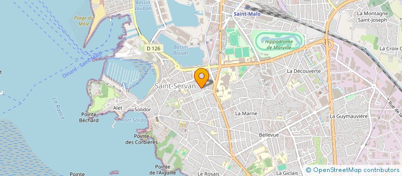 localisation de l'entreprise SCI KER IMERINA  SAINT-MALO