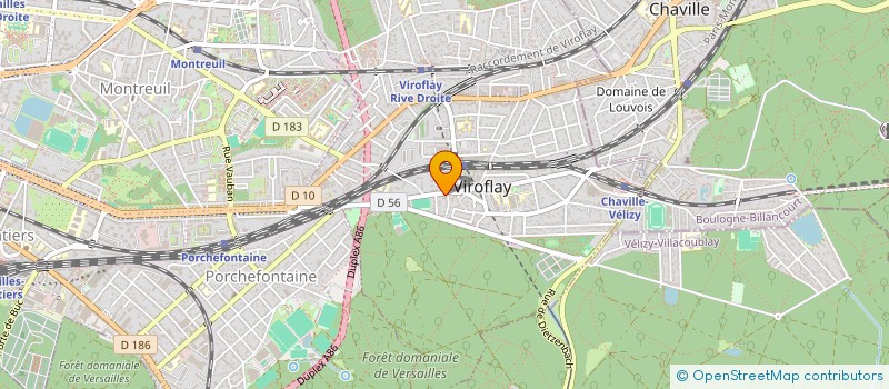 localisation de l'entreprise SCI KER IMMO  VIROFLAY