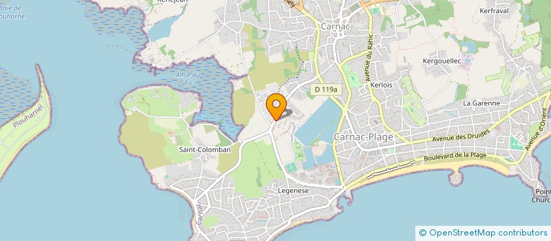 localisation de l'entreprise SCI KER IZEL  CARNAC