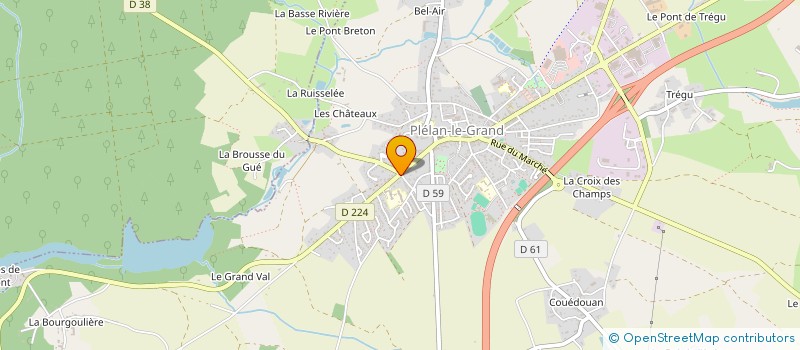 localisation de l'entreprise SCI KER JACOB  PAIMPONT