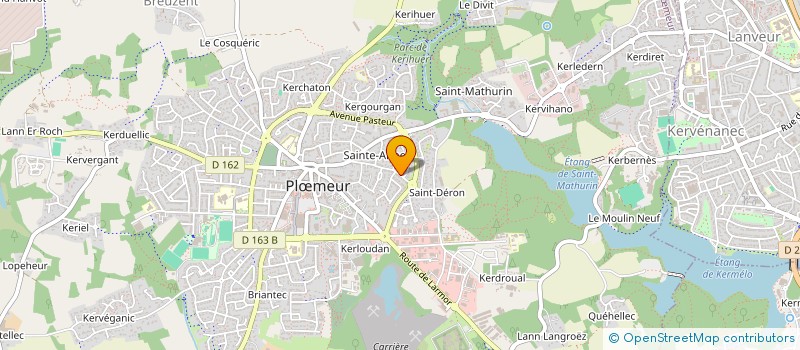 localisation de l'entreprise SCI KER JAMPO à PLOEMEUR